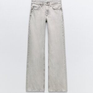 Zara Jeans- Full Length TRF MidRise Wide Leg